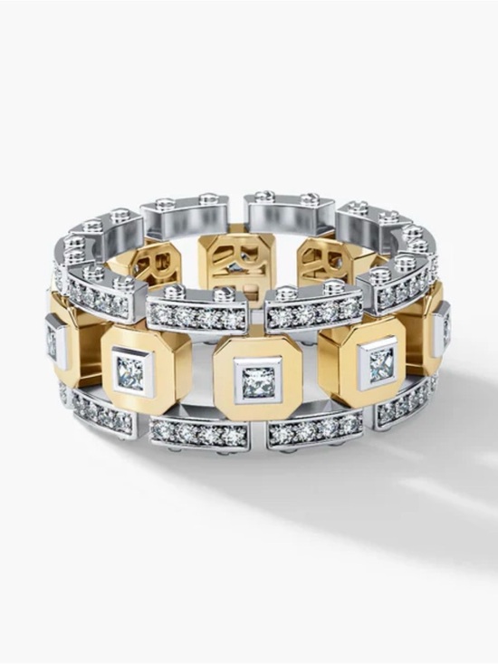 Rockford Collections Other - Rockford Collection La Paz 18K Two-tone Gold 1.20CT F-G VS1 - VS2 Ring